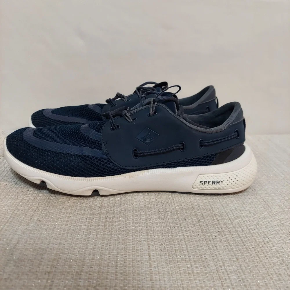 Sperry Women's 7‎ Seas 3 Eye Shoes Navy Size 10 Medium STS87583